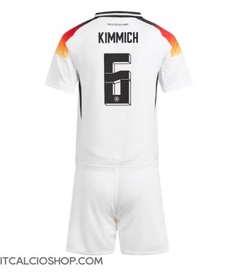 Germania Joshua Kimmich #6 Prima Maglia Bambino Europei 2024 Manica Corta (+ Pantaloni corti)